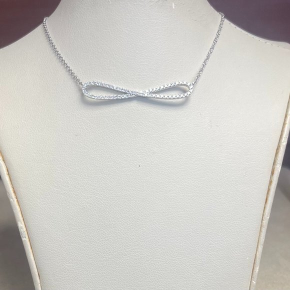 Diamond Bowtie Necklace